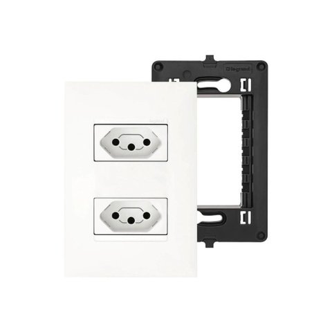 Conjunto 2 Tomada 20a - Branco - Pial Plus+ - Branco