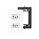 Ver imagem 1 de Conjunto 2 Tomada 20a - Branco - Pial Plus+ - Branco
