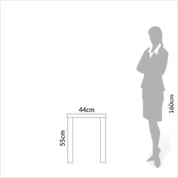 Mesa Lateral 100% Mdf 44cm X 55cm Industrial - 4
