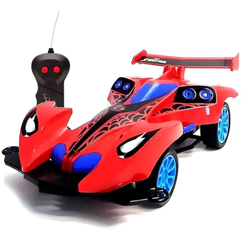 Carro Spiderman Machine com Controle Remoto - Candide