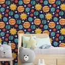 Ver imagem 3 de Papel de Parede Infantil Espaço Mod 09-60x300cm