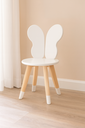 Ver imagem 1 de Cadeira Infantil Borboleta Tampo Mdf Pés Pinus:branco
