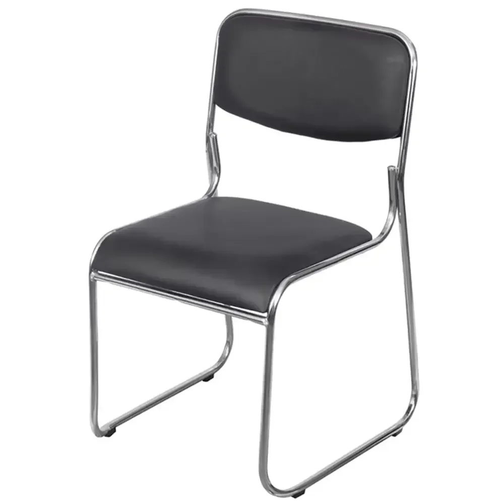 Ver imagem 1 de Cadeira Office Dubai com Base em Aço Cromado Or Design Cor Preto