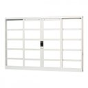 Ver imagem 1 de Janela de Aço de Correr 120x120cm 4 Folhas Minas Sul MGM Branco