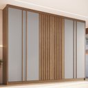 Ver imagem 1 de Guarda-Roupa 6 Portas 3 Gavetas Florence