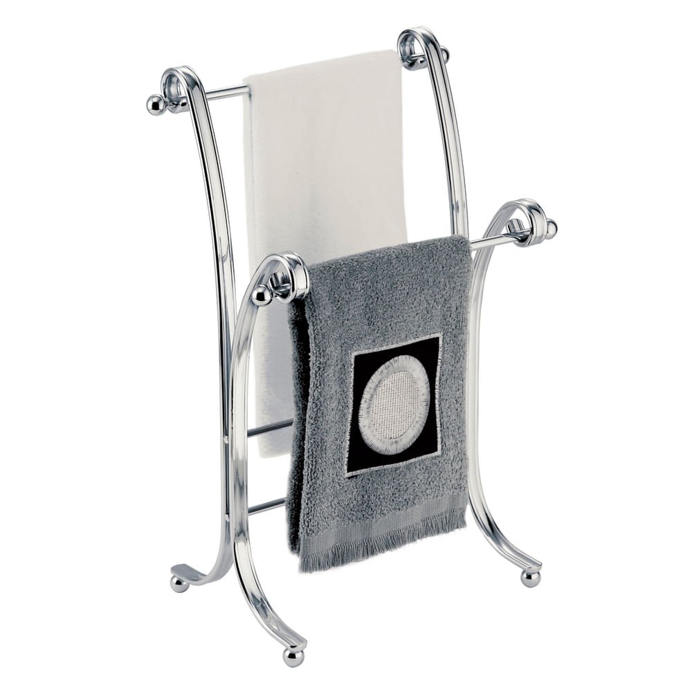 PORTA TOALHAS PARA BANCADA DE AÇO CROMADO - 1