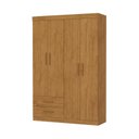 Ver imagem 2 de Guarda-Roupa Infantil Perola 4 Portas 2 Gavetas Marrom/Cinamomo