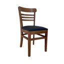 Ver imagem 4 de Cadeira Madeira Maciça para Sala de Jantar Paulistana Preto/Mel