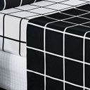 Ver imagem 2 de Jogo de Cama Lençol Casal 4 Peças 200 Fios Micropercal Austin Preto