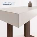 Ver imagem 4 de Aparador Éden - Largura: 220 cm - Cor: Off White/Avelã