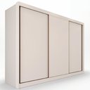 Ver imagem 2 de Guarda-Roupa Casal com 3 Portas de Correr e 6 Gavetas Multimóvei Crnvh-GRP138 Neve