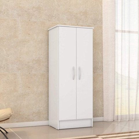 Armário Multiuso Viena 2 Portas Branco Demóbile