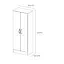 Ver imagem 5 de Armário Multiuso Viena 2 Portas Branco Demóbile