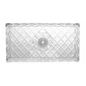 Travessa de Cristal C/ Pe Deli Diamond 34,5x18,5x11,5cm Lyor - 2