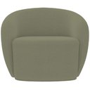 Ver imagem 3 de Poltrona Decorativa para Sala de Estar Living Gliese K01 Bouclê Verde - Lyam Decor