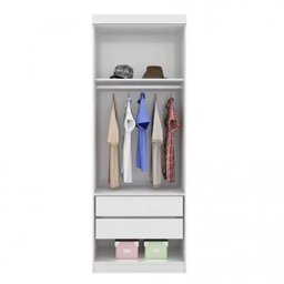 Guarda-Roupa Casal com Cabeceira 8 Peças Modena x Demóbile - 8