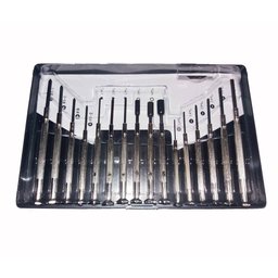 Kit Ferramentas chaves de precisão 17 Peças Celulares Óculos - 1