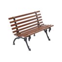 Ver imagem 3 de Banco de Jardim em Madeira e Pé de Ferro Tamanduá Namoradeira - Tzp - 100cm