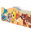 Ver imagem 4 de Cama Solteiro Infantil Bichinhos com Colchão MDF Branco Unissex Casah