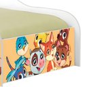 Ver imagem 5 de Cama Solteiro Infantil Bichinhos com Colchão MDF Branco Unissex Casah