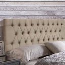 Ver imagem 3 de Painel Cabeceira Dubai Para Cama Box-1,28 Mt-suede Bege