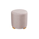 Ver imagem 3 de Poltrona Dallas com Puff em Linho Pes em Madeira: Creme