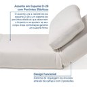 Ver imagem 7 de Poltrona Cama sem Braço Reclinável Fold CabeCasa MadeiraOriginals Bouclé Off-White