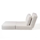 Ver imagem 4 de Poltrona Cama sem Braço Reclinável Fold CabeCasa MadeiraOriginals Bouclé Off-White