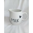 Ver imagem 3 de Jarra de Porecelana Frase Milk com Coração