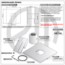 Ver imagem 4 de Acabamento para Registro Monocomando Preto Fosco Chuveiro Banheiro Padrão Deca