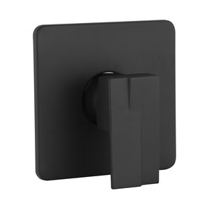 Acabamento para Registro Monocomando Preto Fosco Chuveiro Banheiro Padrão Deca