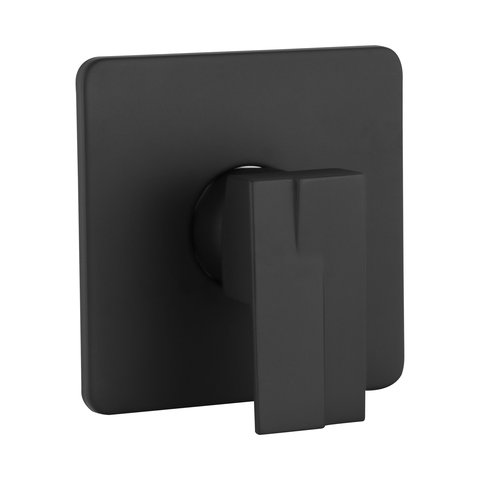 Acabamento para Registro Monocomando Preto Fosco Chuveiro Banheiro Padrão Deca