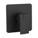 Ver imagem 1 de Acabamento para Registro Monocomando Preto Fosco Chuveiro Banheiro Padrão Deca