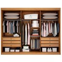 Ver imagem 2 de Guarda Roupa Casal 3 Portas São Paulo Gold Cinamomo com Espelho - Leifer