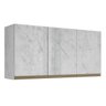 Armário Aéreo 119 Cm 1250 Mármore Branco Peternella Móveis - 1