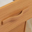 Ver imagem 5 de Cômoda para Quarto 4 Gavetas Puxador Softfeel Suavitá 89cm Marrom Amêndoa Clean