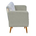 Ver imagem 4 de Kit Namoradeira e 01 Poltrona Emília Composê Linho A17 com Linho Fendi A57 - D'Rossi