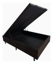 Ver imagem 1 de Box Baú Casal Suede Marrom 1,38x1,88 So1clique Pistão a Gás