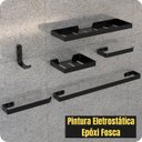 Ver imagem 2 de Conjunto Acessórios Banheiro Preto Kit Peças Metal Lavabo 6u