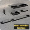 Conjunto Acessórios Banheiro Preto Kit Peças Metal Lavabo 6u - 2