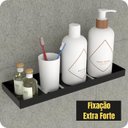 Ver imagem 6 de Conjunto Acessórios Banheiro Preto Kit Peças Metal Lavabo 6u