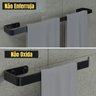Conjunto Acessórios Banheiro Preto Kit Peças Metal Lavabo 6u - 3