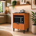 Ver imagem 1 de Balcão Cooktop 4 Bocas Espaço Forno Freijó 1 Gaveta