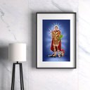 Ver imagem 2 de Quadro Decorativo Santo Expedito - 60x48cm:madeira Preta
