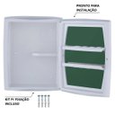 Ver imagem 4 de Armário Banheiro Espelheira Sobrepor Branco | 30x11x37cm | 01 Porta | Astra