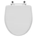 Ver imagem 5 de Assento Sanitário Poliester Antibacteriano Victoria Branco Para Vaso Roca