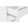 Gaveteiro com Rodízios 4 Gavetas Maia Branco Politorno - 4