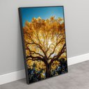 Ver imagem 2 de Quadro Decorativo Árvore Ipê Amarelo Vertical Sala Quarto Casa Escritório