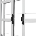 Ver imagem 2 de Janela de Aço de Correr 100x120cm 4 Folhas com Grade Minas Sul MGM