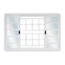 Ver imagem 1 de Janela de Aço de Correr 120x120cm 4 Folhas com Grade Minas Sul MGM